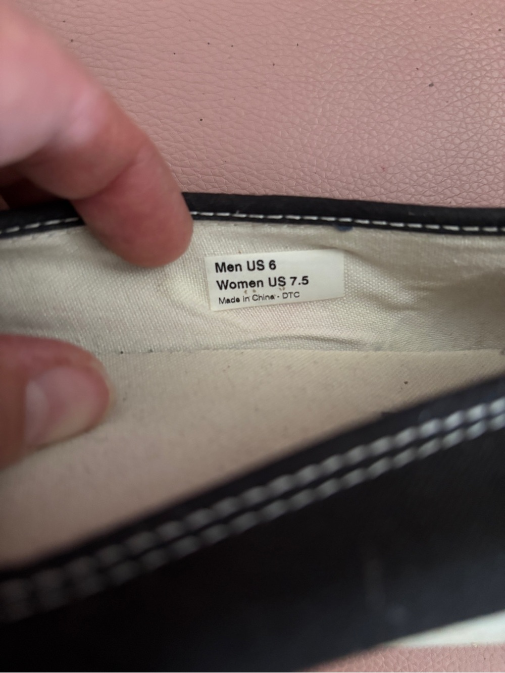 VANS women’s Black Canvas ballet flat, casual sneakers, NWT, size 7.5 - Picture 8 of 8